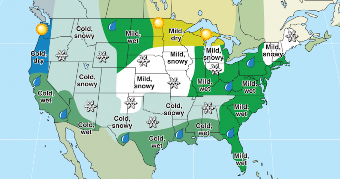 The Farmer's Almanac Gives It's Winter Predictions Just Look Away