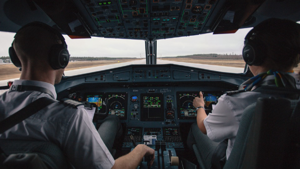 pilots flight attendants